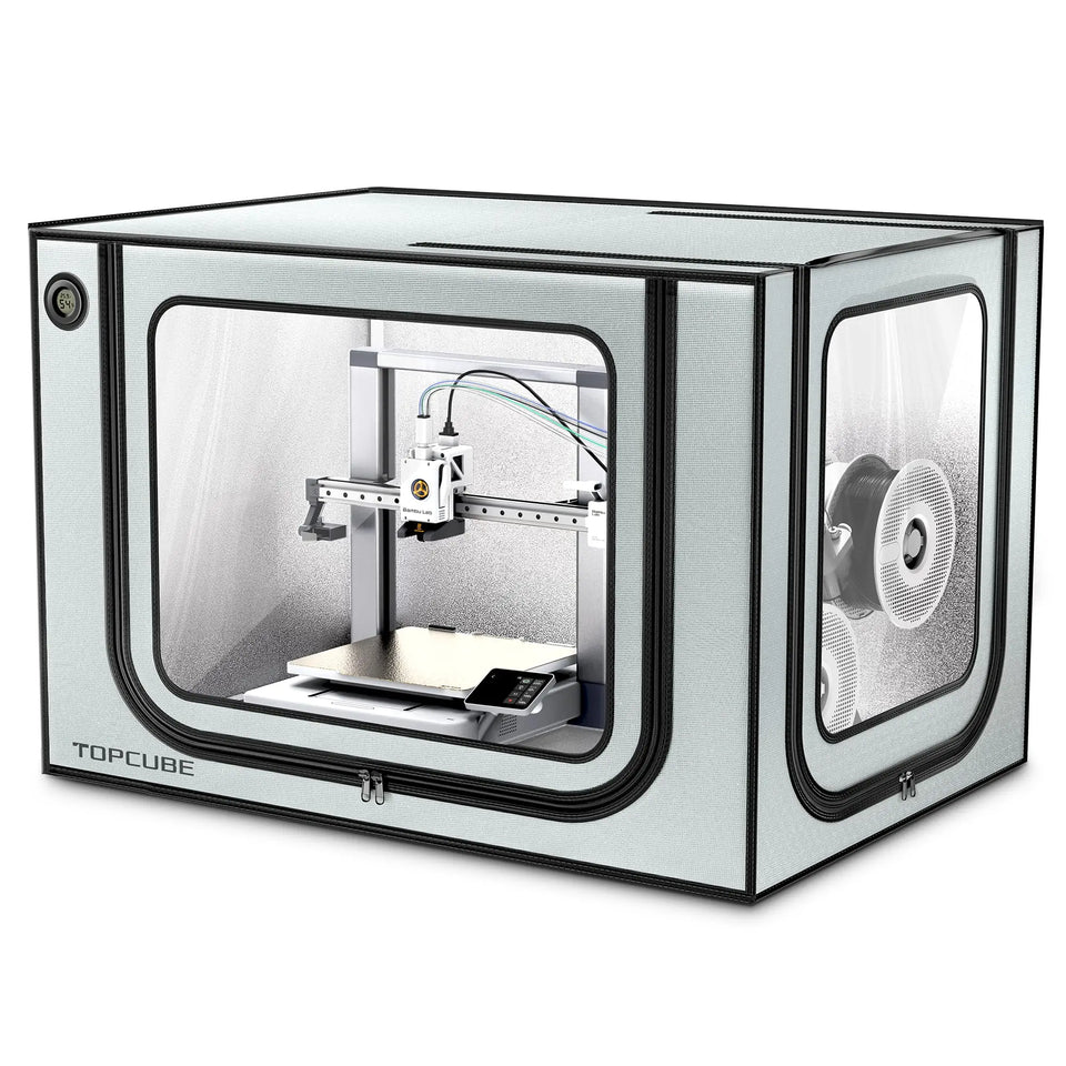 YOOPAI 3D printer Enclosure For Bambu lab A1/A1 mini 3D printer House Cover with LED light Constant Temperature Fireproof  large