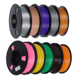 PETG Filament 1.75mm 5kg 10kg 3D Printer Filament Standard 1kg/roll Plastic Spool PETG 5 10 Roll Mix Color Print Local Shipping