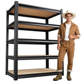 2000LBS Garage Shelving, Heavy Duty Garage Shelves, Adjustable Metal Shelving Unit, Easy Assembly Garage Storage, Customized