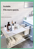 Adjustable Closet Organizer Shelf Set for Clothes ,Expandable Cabinet Divider for Dorm, Shoe Rack, Wardrobe Kitchen Storage Rack