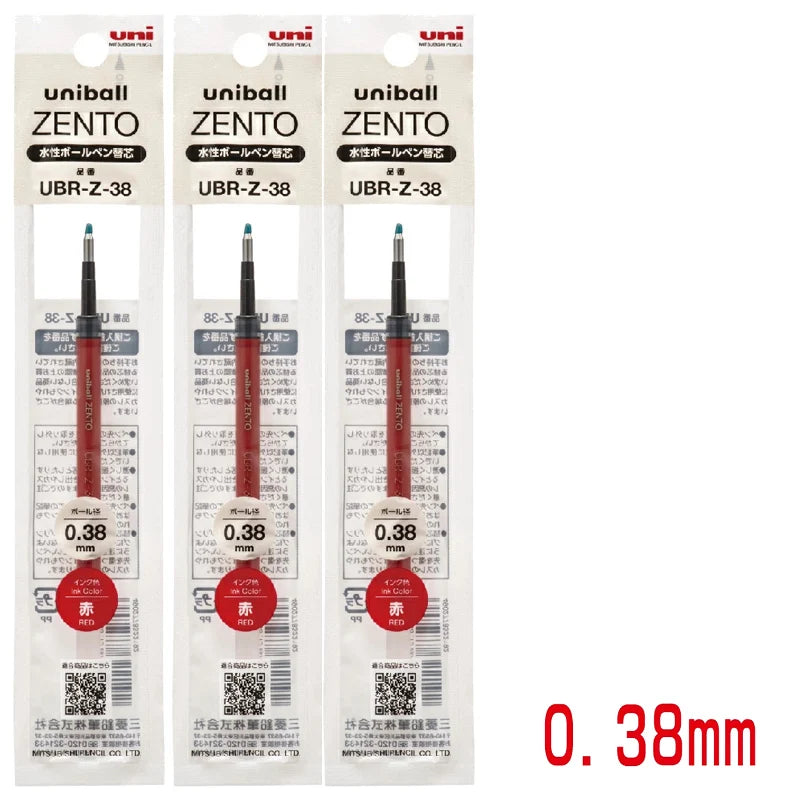 Uni-ball ZENTO Click Gel Pen,0.38/0.5/0.7mm Various Colors Water-based pen With Ergonomic Grip Smooth Writing for School&Office