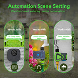 WiFi Rain Sensor Rainfall Duration Leakage Detection Outdoor Waterproof Battery Tuya Smart Life App Control Home Automation