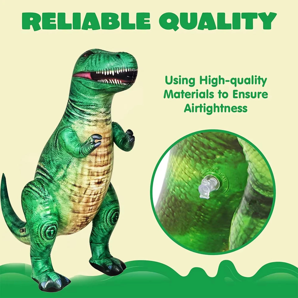 Huge Dinosaur Theme Inflatable Toys Tyrannosaurus Velociraptor Party Supplies For Jurassic Theme Photo Prop Children Baby Shower