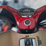 Mini Digital Motorcycle Clock Electronic Clocks Electronic Watch LCD Display Digital With Self-Adhesive Bracket Electronic Clock