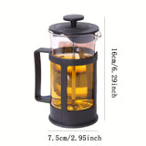 1pc-Black teapot, steaming pot, wooden handle, wooden cover of dual-purpose tea set, suitable for family, restaurant, hotel