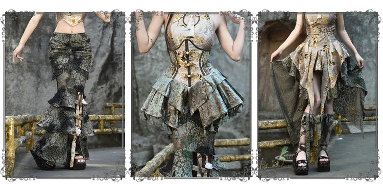 Blood Supply Original New Chinese Cheongsam Slim Dress Tie Tassel Jacquard Tunic Waist Sheath Long Trumpet Dresses Festival