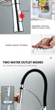 Matte Black Kitchen Sink Faucet Pull Down Swivel Spout Kitchen Sink Tap Deck Mounted Bathroom Hot and Cold Water Mixers
