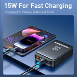 Baseus 2 In 1 Car Air Pump 8000mAh Power Bank Portable Air Compressor with LCD Digital Display Car Tire Inflator Pump