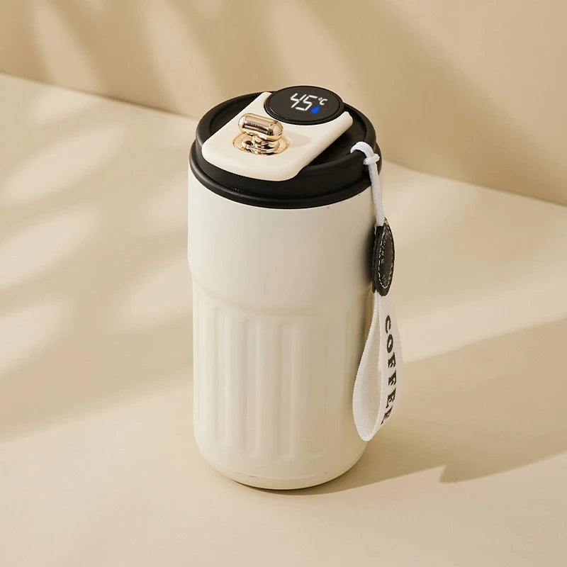 Smart Temp Display Stainless Steel Tumbler Thermal Mug Vacuum Insulated Coffee Cup Travel Thermos Cups Hot Water Bottle for Tea