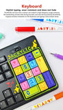 GuangNa 12 Colors/box Direct Liquid Hardhead High-gloss Acrylic Marker, for Student Notebook Writing, DIY Painting Graffiti