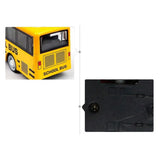 High Imitation Bus Shape Ornaments High Quality Kids Gift Hobbies Alloy Bus Model Extended Bus Toys Pull Back Vehicle Model