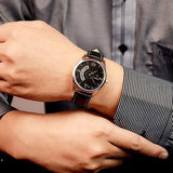 New Business Men's Wristwatch Clock Fashion Casual Leather Sport Man Watch Top Brand Luxury Quartz Watches for Men montre homme