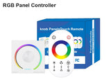 LED Light Strip Wallmount Glass Pannel Touch EU AU Controller Dimmer CCT RGB 12V 24V 6A/CH Home Commercial 0-100% Smooth Dimming