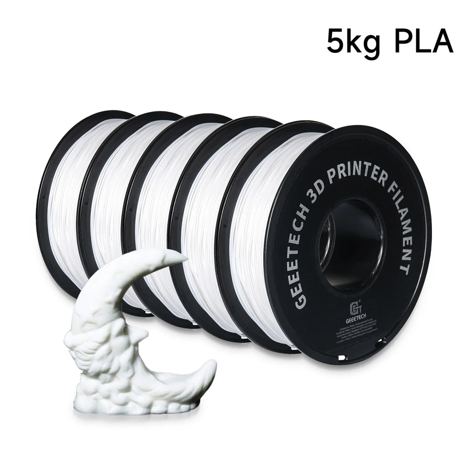 Geeetech 5Kg Standard PLA Filament 1.75mm 3D Printer Plastic Material, Accuracy 0.03mm, multiple colour, Fit Most FDM Printer