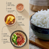 12V 24V 220V 2L 200Wcar Home Rice Cooker Van Car Rice Cooker For Car and Truck Carry Electric Rice Cookers for 1-3 People