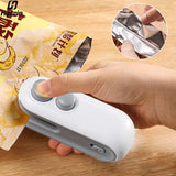 Plastic Bag Sealer Handheld Sealing Machine Mini Heat Bag Sealer Heat Bag Sealing Machine Food Packaging Rechargeable Bag Sealer