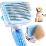 Pet Hair Remover Comb One Click Self Cleaning Brush for Dogs Cats Grooming Tool Effectively Remove Loose Floating Fur Shedding
