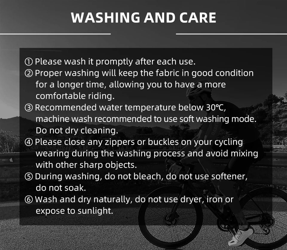 DAREVIE Man Cycling Maillot SPF 50+ Training Level Cycling Jersey Man Quick Dry Anti-Slip Light Soft Men's Cycling Clothing