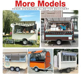 All Purpose Mobile Food Trailer for Sale Flexible Movement Design for BBQ Coffee Ice Cream Vending Complete Package