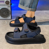 Summer Trendy Beach Sandals Casual Slip on Slippers, Lightweight Breathable Non Slip Soft Sole for Daily Casual Walking