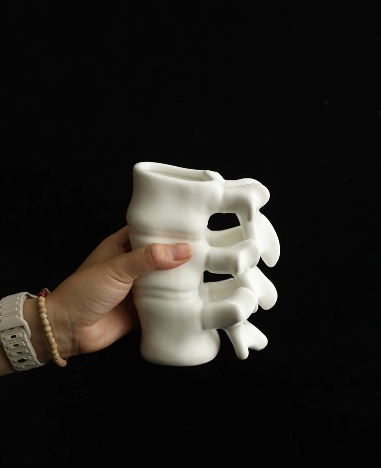 New Spine Shape Ceramics Mugs Coffee Milk Mug Office Tea Cups Drinkware Vase Ornaments Gift for Friends