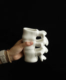 New Spine Shape Ceramics Mugs Coffee Milk Mug Office Tea Cups Drinkware Vase Ornaments Gift for Friends