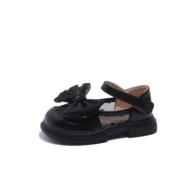 Girl Walking Shoes for Baby Girls Soft Bottom Casual Shoes Spring Autumn Bow Round Toe Princess Dress Soft Sole Non-slip Shoes