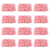 12PCS 60*40cm Blush Roses and Hydrangea Flowers Mat Wall Backdrop Panels Wedding Decorations