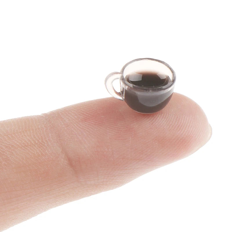 1:12 Dollhouse Miniature Coffee Cup Set Model Doll Toy Accessory