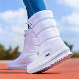 Women Snow Boots Platform Winter Boots Thick Plush Waterproof Non-slip Boots Fashion Women Winter Shoes Warm Fur Botas mujer