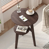 Modern Bedside Cabinets Coffee Table   Solid Wood Side Table Movable Living Room Small Coffee Table Home Furniture New