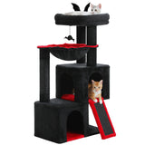 Large Cat Tree for Indoor Cats, Multi-Level Cat Tower with Sisal Scratching Post, 2 Spacious Condo, Cat Scratching Pad, Cat Toys