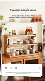 Bamboo Desktop Storage Rack Cup Dish Stationery Holder Books Shelf Bookcases Multi-layer Desk Organizer Office Home Supplies