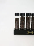 Coffee Beans Storage Container Tube Display Rack One-Way Exhaust Valve Single Dose Tea Bottle Glass With Funnel Barista Tools