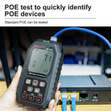 NOYAFA NF-8509 2 in 1 Network Cable Tester Detect Length Digital Multimeter Cable Tracker Cat5 Cat6 PoE Tester Continuity Test