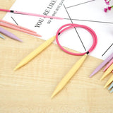 10 Pairs Plastic Change Head Circular Knitting Needle Set Sweaters Woven Tools