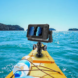 Fish Finder Mount Base Wear Resist 360 Degree Swivel Fish Finder Rack Universal Fishfinder Supporter for Marine Boat Kayak