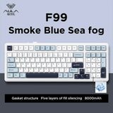Aula F99 Gaming Mechanical Keyboard Three Mode 2.4g Wireless Bluetooth Wired Hot Swap PBT Gasket RGB For Games Typing 99 Keys