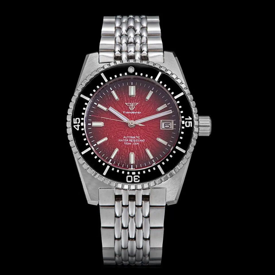Tandorio 62MAS Style NH35A Automatic Watch For Men 200M Waterproof Diving Mechanical Watches Sapphire Glass Luminous New