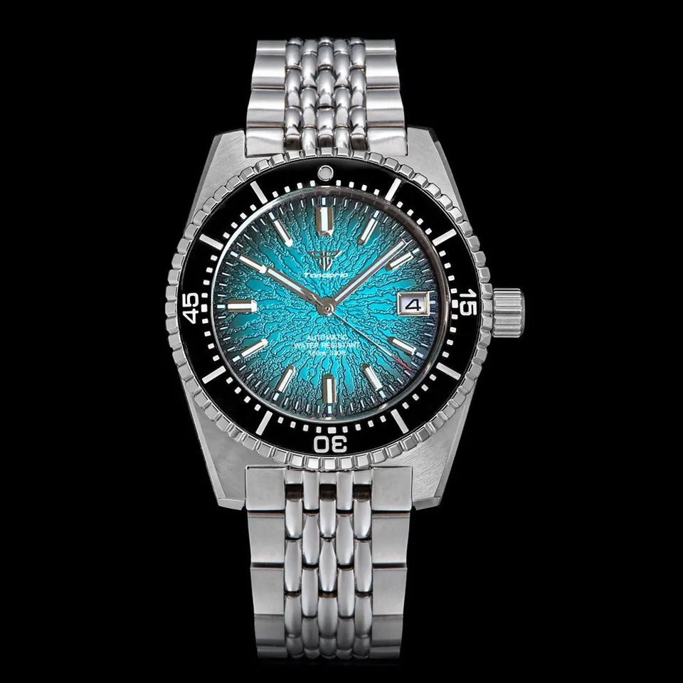 Tandorio 62MAS Style NH35A Automatic Watch For Men 200M Waterproof Diving Mechanical Watches Sapphire Glass Luminous New