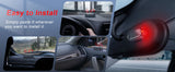 1pcs Car Fake Security Light Solar Powered Simulated Dummy Alarm Wireless Warning Anti-Theft Caution Lamp LED Flash Imitation