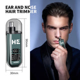 HIENA Electric Nose Hair Trimmer Mini Pocket Nose Ears Hair Eyebrow Trimmer for Men Rechargeable Clipper ﻿home appliance