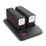 Restaurant Pager System,16 Restaurant Pagers,Wireless Calling System for Restaurant,1000FT Long Range Food Buzzer  Pagers