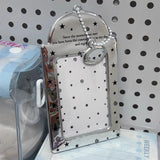 Idol Photocard Holder Photo Album pc holder kpop Protector Sleeves Keychain for Bag Poka Supplies Photo Decoration Cardholder