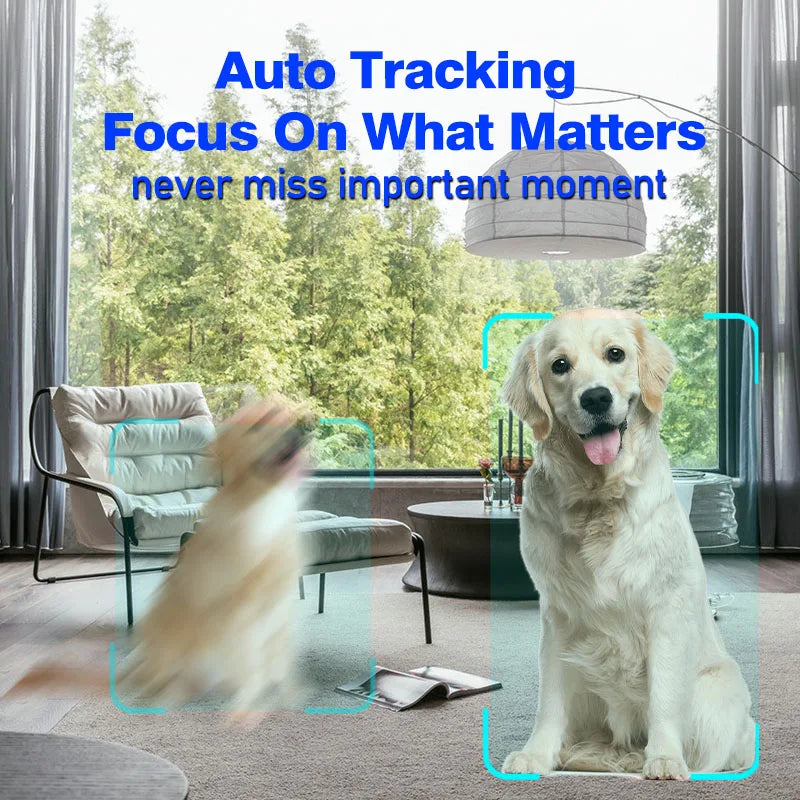 Tuya WiFi Camera 1080P HD Indoor Security Monitor Smart Life APP Real-time Surveillance Camera Supports Two-way Voice Intercom