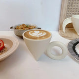 Simple Ceramic Coffee Cup Delicate Latte Art Coffee Mug English Afternoon Tea Tea Set Breakfast Milk Oatmeal Mug