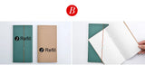 Refillable Leather Travel Notebooks Diary, Retro Handmade Leather Portable Travel Journals Sketchbook for School Office Supplies