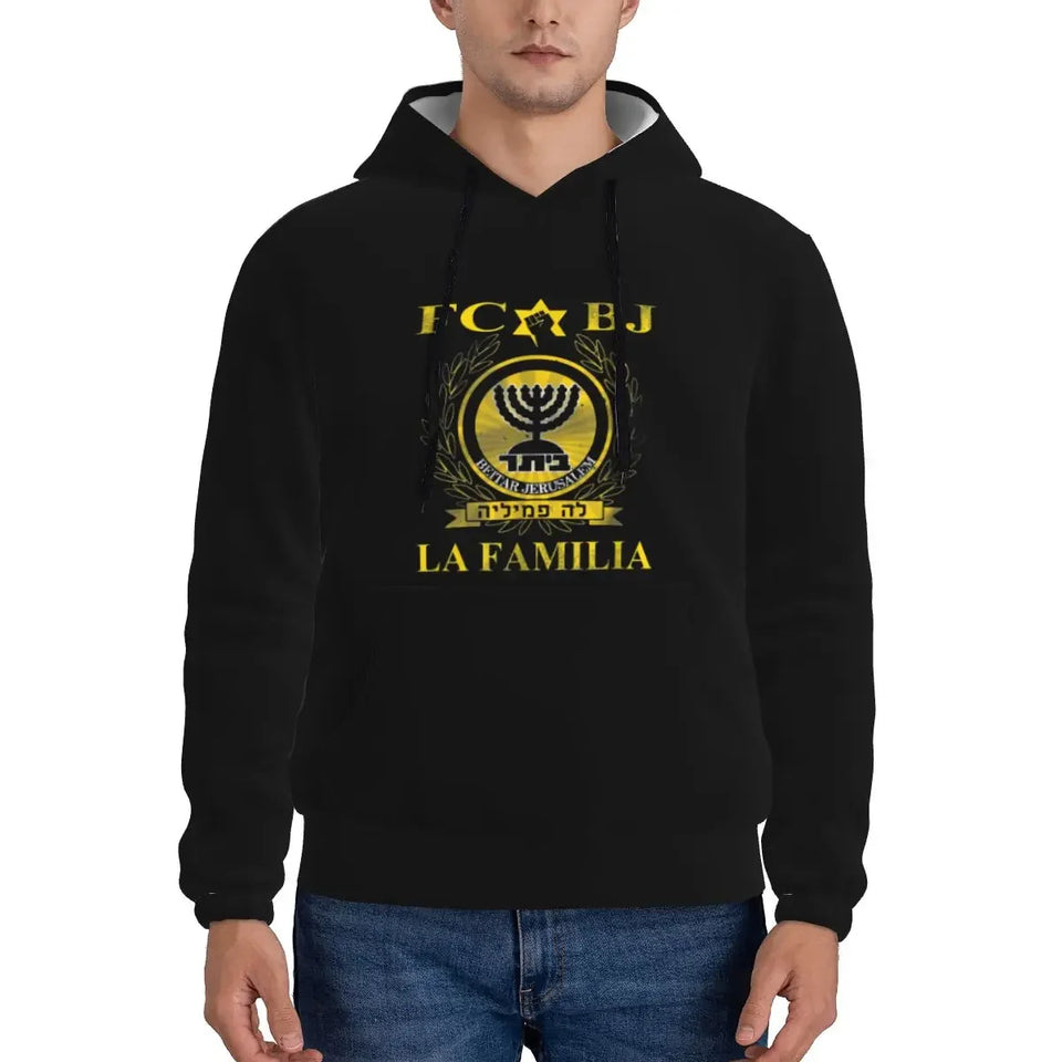 B-beitar FCBJ Jerusalem Men's Pullover Hoodie Casual Hooded Sweatshirt Best Hoodies Sportswear Tracksuit with Pocket