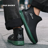 Couples Short Rain Shoes Fashion Light Waterproof Shoes Non-Slip Sports Korean Rain Boots