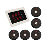 BYHUBYENG Wireless Calling System Restaurant Pager System Display + Calling Buttons for Restaurant Nursing Home Clinic Caregiver